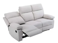 3-Zits-Relaxbank Van Beige Stof Lana-Vente-unique Sale