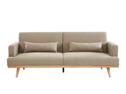 3-Zitsslaapbank Van Stof Esme - Beige-Vente-unique Online
