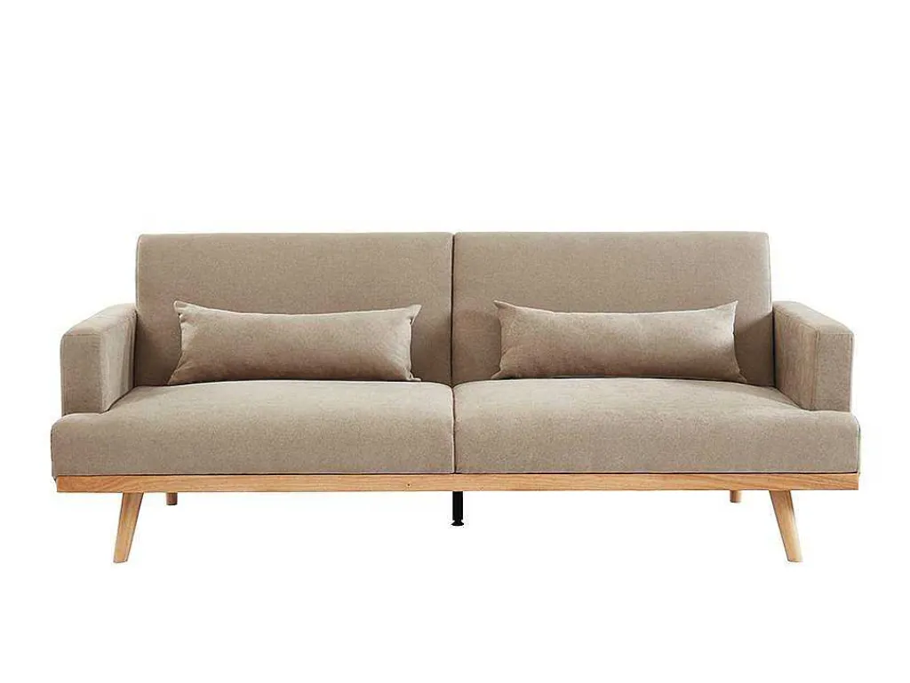 3-Zitsslaapbank Van Stof Esme - Beige-Vente-unique Online
