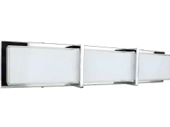 Zoey Wandlamp, Chroom, Wit, 64X8X13 Cm,-EPIKASA Online