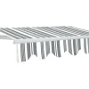Zonnewering Paleas - Handmatig - 3,95 X 2,5M - Grijs En Wit-Vente-unique New