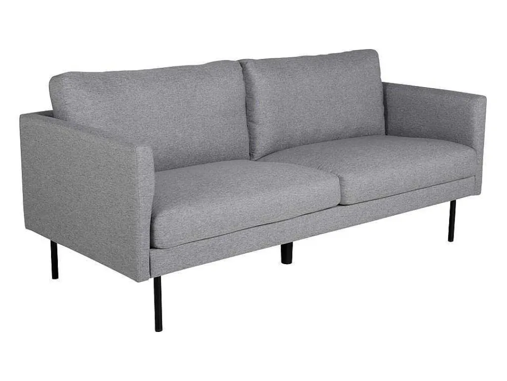 Zoom Bank 2 Persoons Grijs.-Vente-unique Outlet