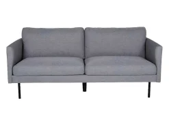 Zoom Bank 2 Persoons Grijs.-Vente-unique Outlet