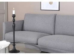 Zoom Bank 2 Persoons Grijs.-Vente-unique Outlet