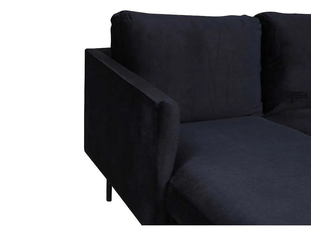 Zoom Bank Ubank Velours Zwart.-Vente-unique New