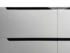 Zwevend Wastafelmeubel Met Dubbel Inbouwbekken - Wit - 120 Cm - Selita-Vente-unique Sale