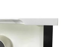 Zwevend Wastafelmeubel Met Dubbel Inbouwbekken - Wit - 120 Cm - Selita-Vente-unique Sale